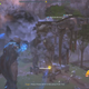 In the current version of Anthem, Striders are completely stationary. The world as a whole is also less dynamic.